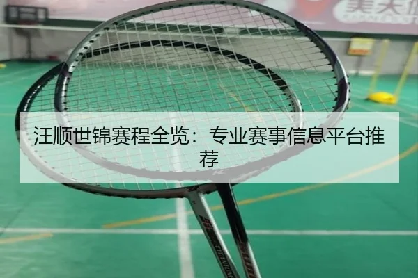 汪顺世锦赛程全览：专业赛事信息平台推荐